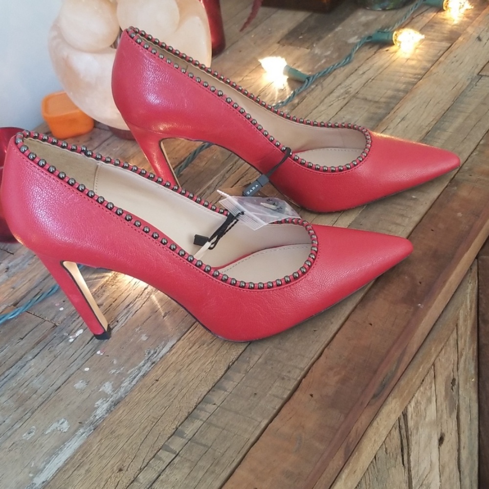 Zara leather shoe